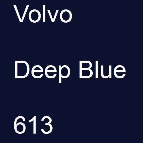 Volvo, Deep Blue, 613.